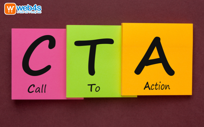 Nút CTA trong thiết kế website quản lý nhân sự